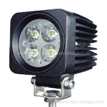 10-30V ATV LED Work Light with PMMA Lens, Aluminum Alloy, 10W, Waterproof IP67
